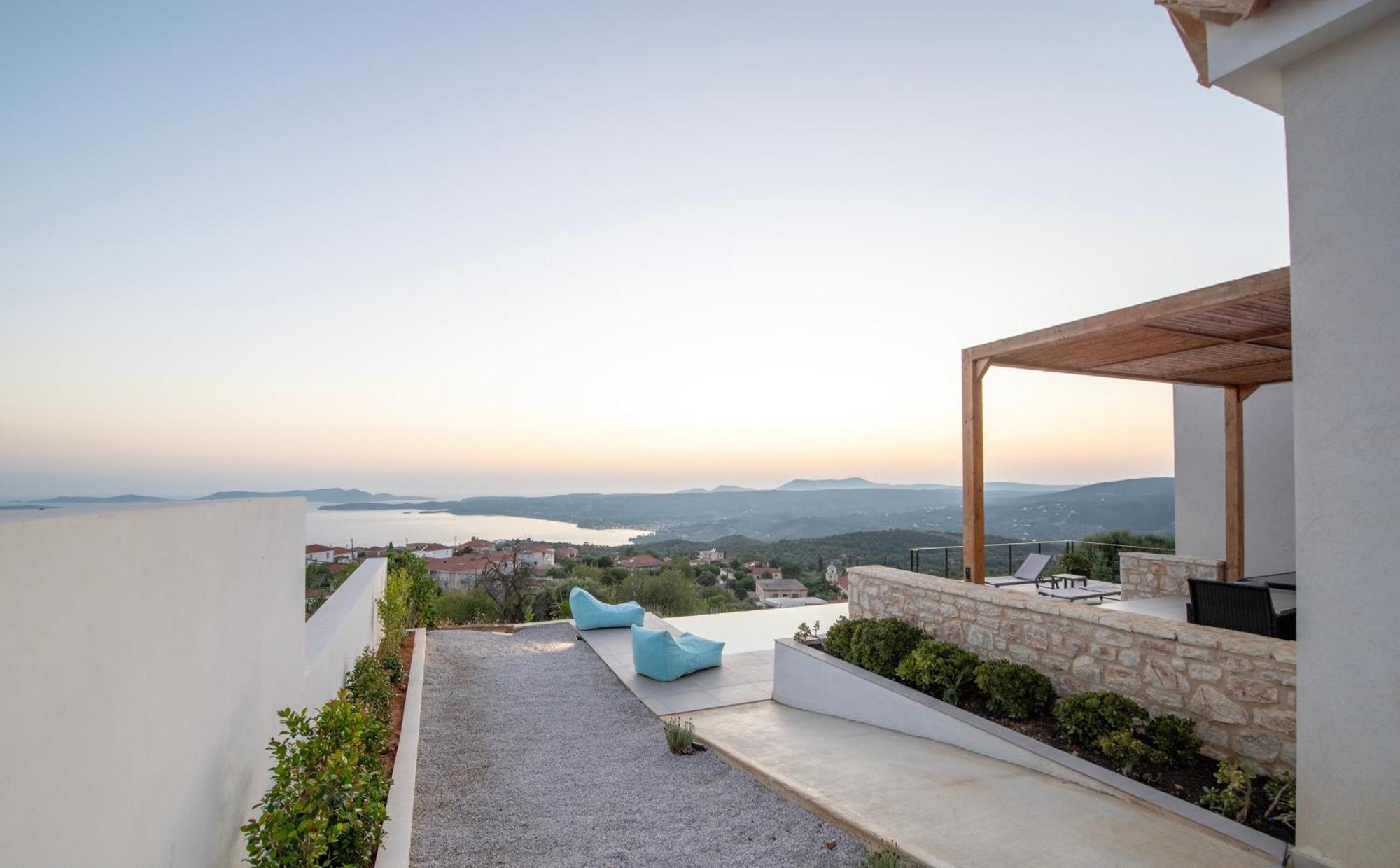 Sunset Luxury Villa Akritokhórion Exterior foto